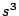 $s^{3}$