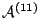 $\mathcal{A}^{(11)}$